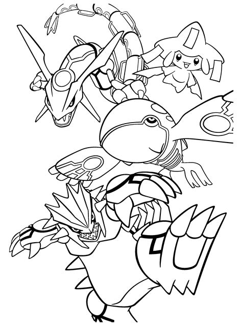 Pokemon Coloring Page for Kids 